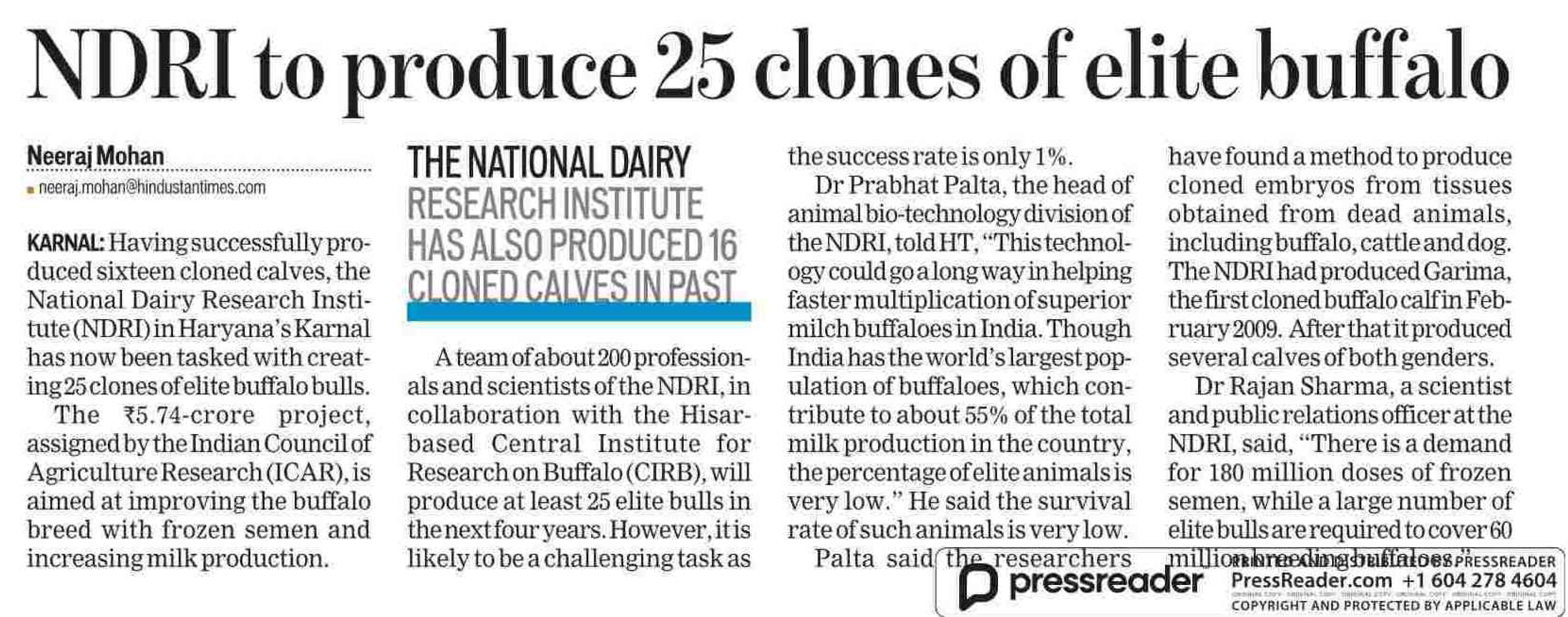 NDRI-to-produce