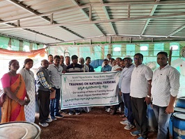 Training on Natural Farming at KVK- Ranga Reddy, ICAR-CRIDA