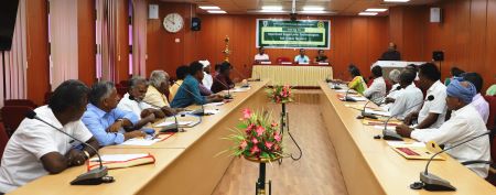 Tribal sugarcane farmers of Sittilingi valley, Dharmapuri district, learn ways to boost yields at ICAR- SBI, Coimbatore