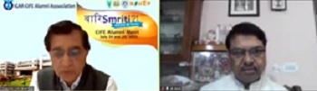 Virtual Alumni Meet - 2021 “वारिSmriti’21” organized