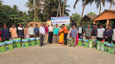 Awareness-cum-Input Distribution Programme Organized by Nimpith KVK to Promote Climate-Resilient Farming