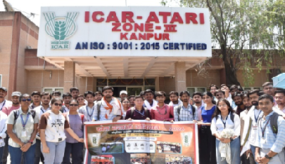Visit of Agriculture Graduate Students to ICAR-ATARI, Kanpur for Awareness on Balanced Use of Fertilizers and Career Opportunities in Agriculture