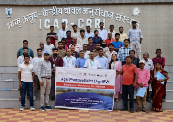 Agri-Photovoltaics Lights the Way for Sustainable Farming: KVK Cuttack Hosts Awareness Workshop for Farmers