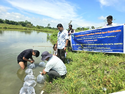 ICAR-CIFE, Kolkata Centre Organises Demonstration Programme on Enhancing Productivity and Income from Carp Polyculture in Arunachal Pradesh