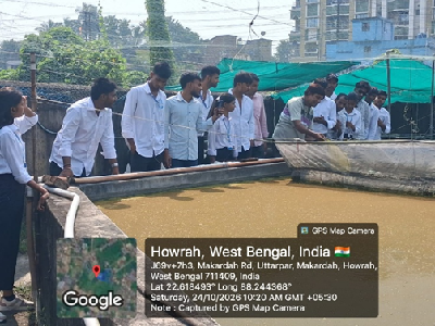 ICAR-CIFE Kolkata Centre Organises Internship Training on Diversified Aquaculture for Fisheries Students
