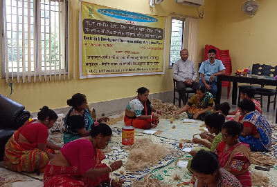 Report on Empowering Farm Women through Skill Development Training programme in making Jute Diversified Products at ICAR-CRIJAF, Barrackpore