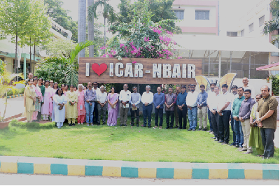 Dr D. K. Yadava, DDG (CS), ICAR Visits ICAR-NBAIR, Bengaluru