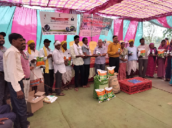 Kisan Sangosthi-cum-Input Distribution Programme Organized under Tribal Sub Plan at ICAR-DWR, Jabalpur