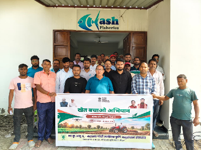 ICAR–MGIFRI, Motihari Promotes Crop Diversification and Integrated Fish Farming under Khet Bachao Abhiyan–Rabi 2026
