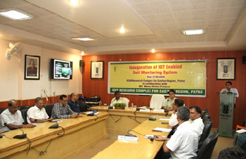 IoT-enabled Soil Monitoring System established in ICAR-RCER, Patna