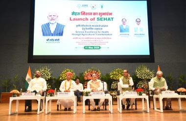 Union Ministers Shri Shivraj Singh Chouhan and Shri J.P. Nadda Launch National Mission ‘SEHAT’ Integrating Agriculture and Health