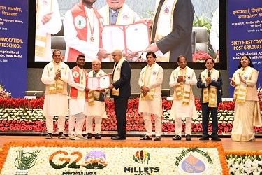 61st Convocation of ICAR-Indian Agricultural Research Institute, New Delhi