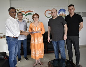 ICAR-Indian Institute of Spices Research trains Russian personnel in microbial encapsulation technology 