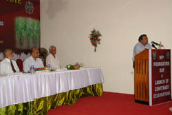 3 Dr N.Vijayan Nair, Director SBI, addressing the gathering