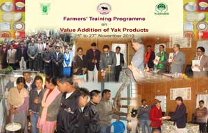 Farmers’ Trained on “Value Addition of Yak Products”