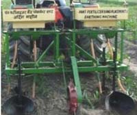 Fertilizer Band Placement cum Earthing up Machine