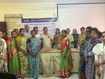 Awareness and Distribution Programme on Biofortified Zinc-Rich Rice Organised at ICAR-IIRR, Hyderabad