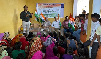 कृषि विज्ञान केन्द्र, भाकृअनुप-भारतीय पशु चिकित्सा अनुसंधान संस्थान, इज्जतनगर, बरेली द्वारा तिरंगा यात्रा का आयोजन