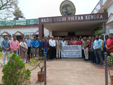 Hands-on Training on Kisan Sarathi 2.0 App Organized at KVK Nadia