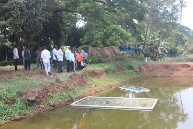 ICAR-CCARI, Goa Organises Exposure-cum-Interaction Meet of Fish Farmers from Honnavara, Karnataka on Improved Aquaculture Technologies and Practices