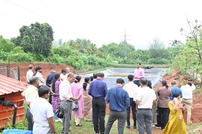 ICAR-CCARI, Goa Organises Field Day on Climate Resilient Agriculture Technologies