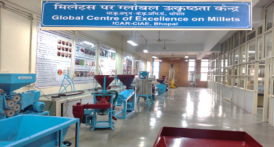 ICAR-CIAE, Bhopal Develop a Centre of Excellence on Efficient Millet Processing Machinery for Capacity Building and Entrepreneurship Development