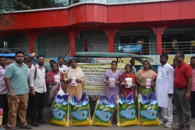 ICAR-CIFRI, Barrackpore Empowers 50 SC Farmers with Scientific Bata Fish Farming and Input Support in Murshidabad