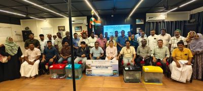 ICAR-CMFRI, Kochi distributes inputs to promote marine ornamental fisheries in Lakshadweep