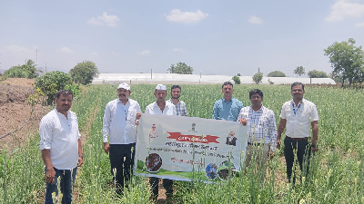 ICAR-DFR, Pune Organises training cum demonstration programme on natural farming and scientific interpretation of soil health card reports