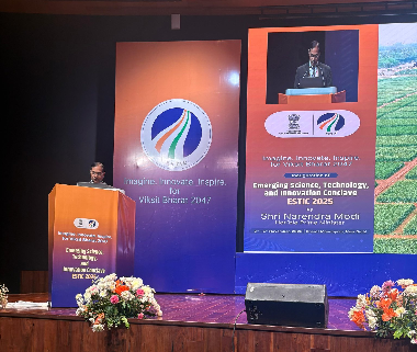 Leads Thematic Session on Emerging Agricultural Technologies at ESTIC 2025