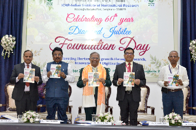 ICAR-IIHR, Bengaluru Celebrates 60th Foundation Day, Reaffirms Commitment to Accelerating Horticultural Growth