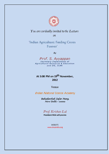 indian_agriculture-dr-s-ayyappan-s