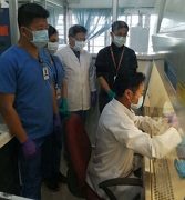 19th April, 2020, Medziphema, Nagaland With an aim to contain the spread and cure the patients suffering from the deadliest Coronavirus Disease-19 (COVID-19), the ICAR-National Research Centre on Mithun, Medziphema provided the hands-on-training to the Medical team of Christian Institute of Health Sciences and Research (CIHSR), Dimapur. ICAR-NRC on Mithun conducts Hands-on-Training for COVID-19 diagnosis ICAR-NRC on Mithun conducts Hands-on-Training for COVID-19 diagnosis Highlighting the setting-up of two high-end state-of-the-art Bio-safety Level facilities at Naga Hospital, Kohima and CIHSR, Dimapur, Dr. Sedevi, Director, CIHSR stressed on the need for the medical team of CIHSR for undergoing the hands-on-training on the Real Time RT-PCR before the facility gets ready for use. Dr. Abhijit Mitra, Director, ICAR-NRC on Mithun stated that in line with the norms of the Indian Council of medical Research, Government of India; the Institute is ready to provide all support to the laboratory personnel of CIHSR, Dimapur for undergoing the hands-on-training on the Real Time Polymerase Chain Reaction (PCR) before the Bio-safety Level facility is ready. He emphasized that the Real Time Reverse Transcription-Polymerase Chain Reaction (Real Time RT-PCR) is considered as one of the most accurate laboratory methods to detect, track and study the Coronavirus that is causing the COVID-19 Disease. As compared to the conventional RT-PCR providing results at the end, the Real Time RT-PCR provides immediate results during the process only. Dr. Abhijit stressed on the technical skill and support that is required to use the Real Time PCR. The participants were explained the basic theoretical aspects of the Real Time RT-PCR including the mechanism and chemistry of detection followed by the demonstration of setting-up of reaction and running of the machine. The training programme accentuated on the importance of Good Laboratory Practices (GLP) to minimize the risks in the handling of infectious samples in the lab. The programme a
