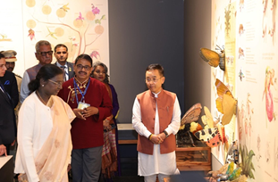 Hon’ble President of India Visits Ridge Park Orchidarium, Gangtok