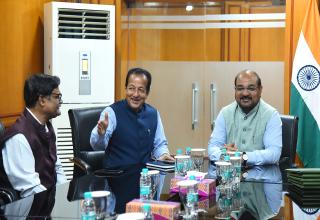 DG ICAR felicitate NIHSAD team 